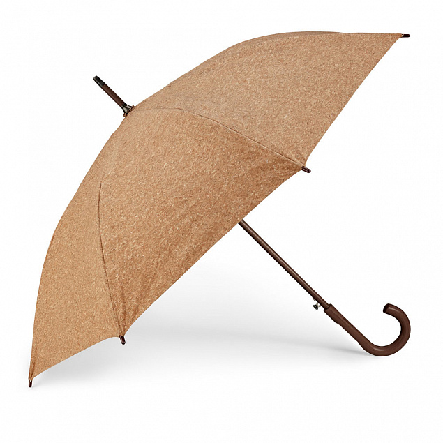 Ультралегкий 21-дюймовый зонт с чехлом,серый,коричневый с логотипом в Белгороде заказать по выгодной цене в кибермаркете AvroraStore