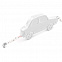 Брелок-рулетка "Автомобиль" 1 метр, белый с логотипом в Белгороде заказать по выгодной цене в кибермаркете AvroraStore