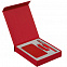 Коробка Latern для аккумулятора 5000 мАч, флешки и ручки, красная с логотипом в Белгороде заказать по выгодной цене в кибермаркете AvroraStore