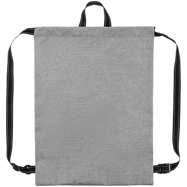 Рюкзак-мешок Melango, серый с логотипом в Белгороде заказать по выгодной цене в кибермаркете AvroraStore