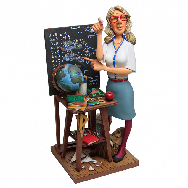 Скульптура "Учительница" с логотипом в Белгороде заказать по выгодной цене в кибермаркете AvroraStore