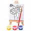 Набор для раскраски "Жираф":холст,мольберт,кисть, краски 3шт с логотипом в Белгороде заказать по выгодной цене в кибермаркете AvroraStore