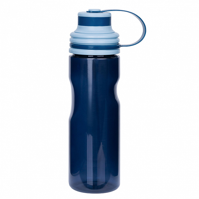 Спортивная бутылка для воды, Cort, 670 ml, синяя с логотипом в Белгороде заказать по выгодной цене в кибермаркете AvroraStore