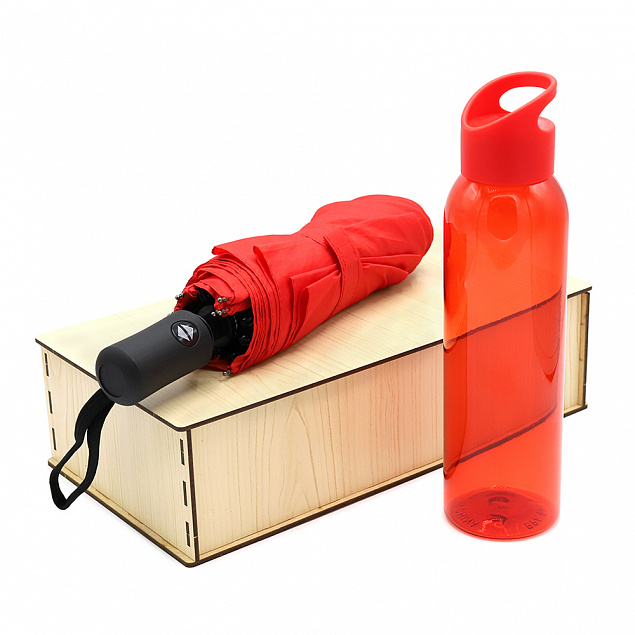 Подарочный набор Rainy, (красный) с логотипом в Белгороде заказать по выгодной цене в кибермаркете AvroraStore