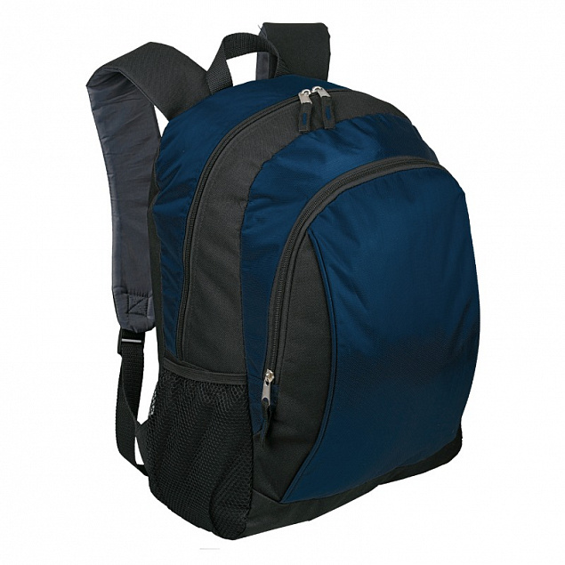 Рюкзак Duluth, синий/черный с логотипом в Белгороде заказать по выгодной цене в кибермаркете AvroraStore