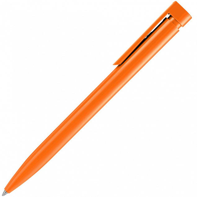 Ручка шариковая Liberty Polished, оранжевая с логотипом в Белгороде заказать по выгодной цене в кибермаркете AvroraStore