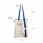 Шопер Superbag (неокрашенный с синим) с логотипом в Белгороде заказать по выгодной цене в кибермаркете AvroraStore