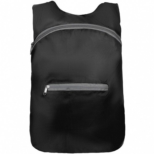 Складной рюкзак Barcelona, черный с логотипом в Белгороде заказать по выгодной цене в кибермаркете AvroraStore