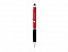 Ручка-стилус шариковая Ziggy черные чернила, красный/черный с логотипом в Белгороде заказать по выгодной цене в кибермаркете AvroraStore