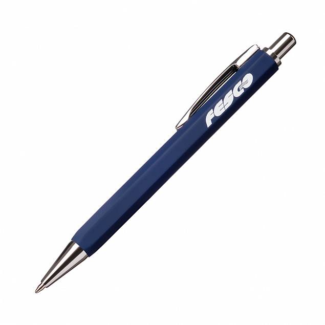 Шариковая ручка Urban, синяя с логотипом в Белгороде заказать по выгодной цене в кибермаркете AvroraStore