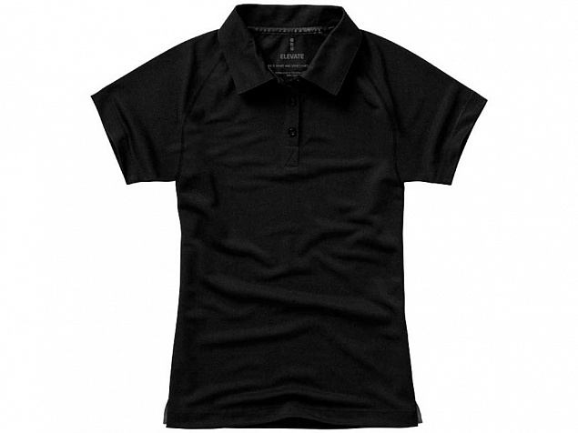 Рубашка поло Ottawa женская, черный с логотипом в Белгороде заказать по выгодной цене в кибермаркете AvroraStore
