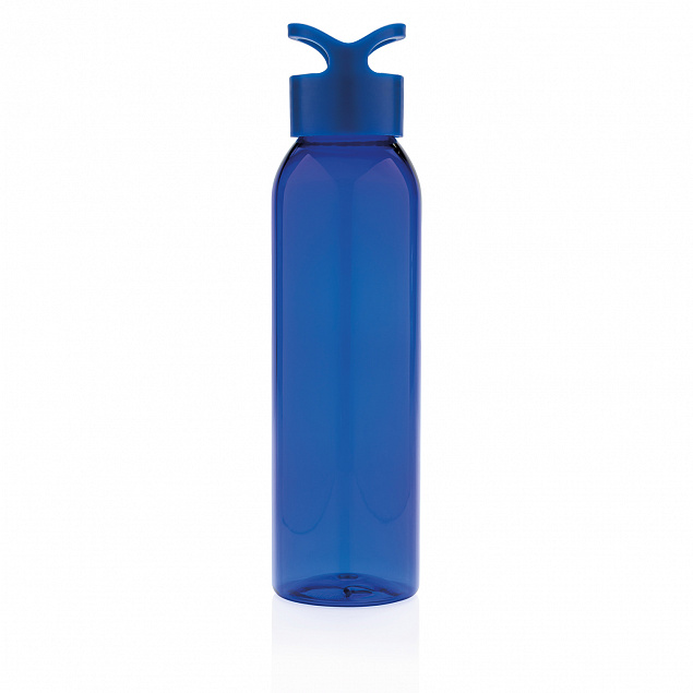 Герметичная бутылка для воды из AS-пластика, синяя с логотипом в Белгороде заказать по выгодной цене в кибермаркете AvroraStore