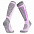 Термоноски женские высокие Monterno Sport, розовые с серым с логотипом в Белгороде заказать по выгодной цене в кибермаркете AvroraStore