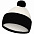 Шапка Snappy, белая с черным с логотипом в Белгороде заказать по выгодной цене в кибермаркете AvroraStore