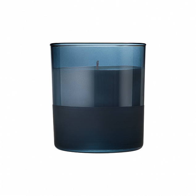 Ароматическая свеча, Sapphire, синяя с логотипом в Белгороде заказать по выгодной цене в кибермаркете AvroraStore