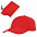 Бейсболка складная Ben Lomond, красная с логотипом в Белгороде заказать по выгодной цене в кибермаркете AvroraStore