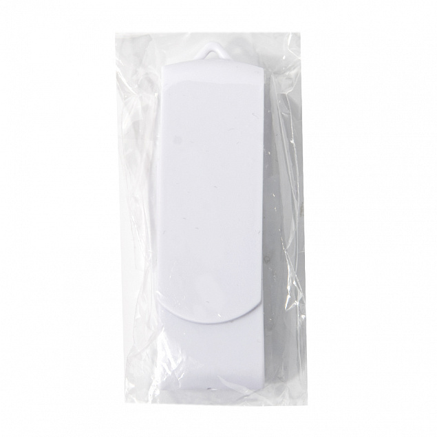 USB flash-карта SWING (8Гб), белый, 6,0х1,8х1,1 см, пластик с логотипом в Белгороде заказать по выгодной цене в кибермаркете AvroraStore