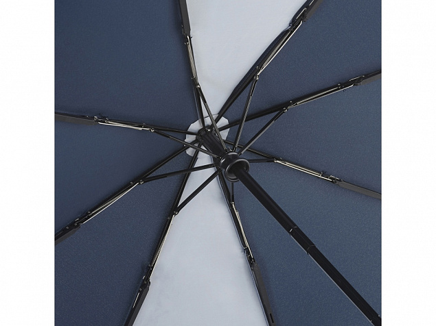 Зонт складной «ColorReflex» со светоотражающими клиньями, полуавтомат с логотипом в Белгороде заказать по выгодной цене в кибермаркете AvroraStore