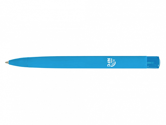 Ручка пластиковая шариковая трехгранная «Trinity K transparent Gum» soft-touch с чипом передачи информации NFC с логотипом в Белгороде заказать по выгодной цене в кибермаркете AvroraStore