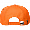 Бейсболка Canopy, оранжевая с белым кантом с логотипом в Белгороде заказать по выгодной цене в кибермаркете AvroraStore