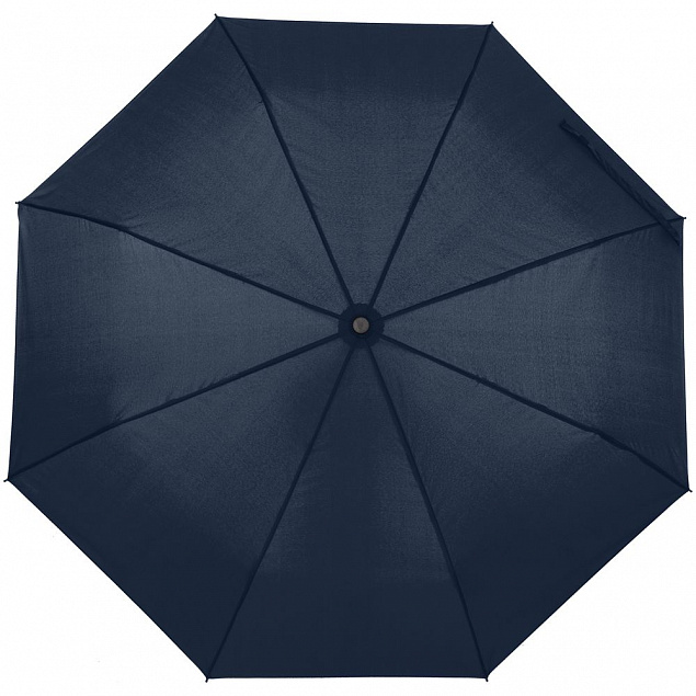 Зонт складной Monsoon, темно-синий с логотипом в Белгороде заказать по выгодной цене в кибермаркете AvroraStore