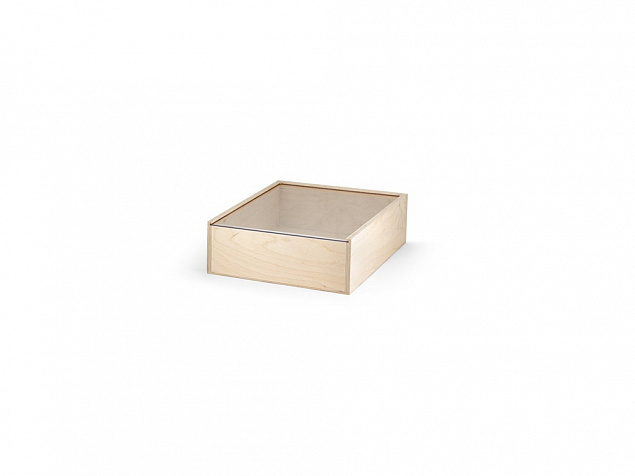 Деревянная коробка «BOXIE CLEAR S» с логотипом в Белгороде заказать по выгодной цене в кибермаркете AvroraStore