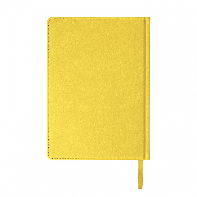 Ежедневник недатированный Bliss, А5,  желтый, белый блок, без обреза с логотипом в Белгороде заказать по выгодной цене в кибермаркете AvroraStore