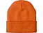 Шапка Dunant, двуслойная, оранжевый с логотипом в Белгороде заказать по выгодной цене в кибермаркете AvroraStore