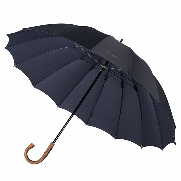 Зонт-трость Big Boss, темно-синий с логотипом в Белгороде заказать по выгодной цене в кибермаркете AvroraStore