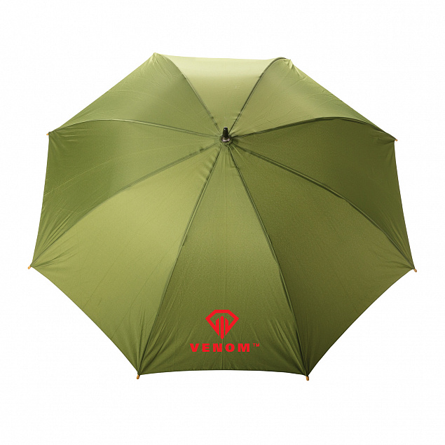 Автоматический зонт-трость с бамбуковой рукояткой Impact из RPET AWARE™, d103 см с логотипом в Белгороде заказать по выгодной цене в кибермаркете AvroraStore