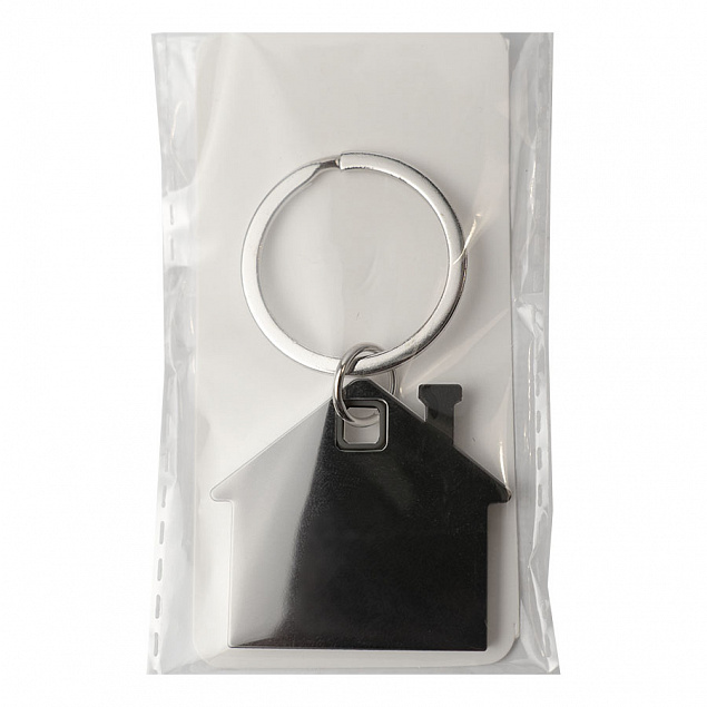 Брелок TONER HAUS; 4,1 x 3,7 x 0,5 см; черный, металл/пластик; лазерная гравировка с логотипом в Белгороде заказать по выгодной цене в кибермаркете AvroraStore