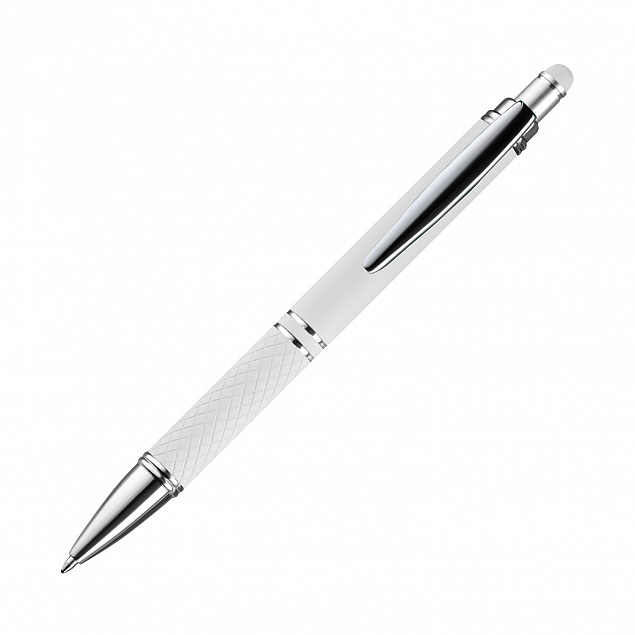 Шариковая ручка Alt, белая с логотипом в Белгороде заказать по выгодной цене в кибермаркете AvroraStore