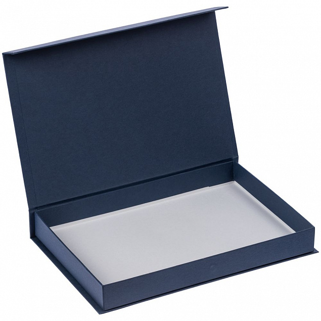 Коробка Silk, синяя с логотипом в Белгороде заказать по выгодной цене в кибермаркете AvroraStore