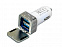 Квадратная автомобильная зарядка на 2 USB-порта с логотипом в Белгороде заказать по выгодной цене в кибермаркете AvroraStore