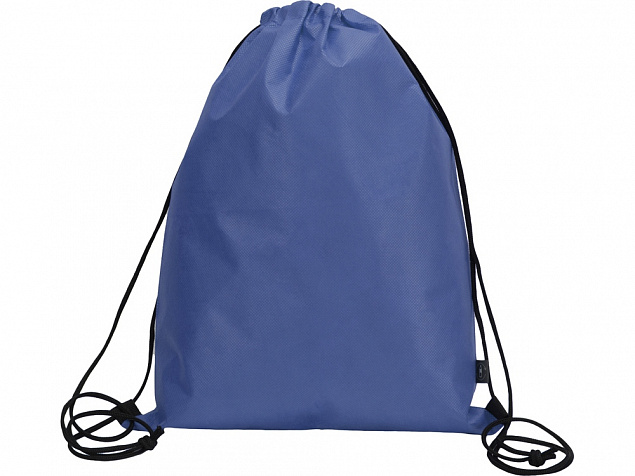 Рюкзак-мешок Reviver из нетканого переработанного материала RPET, синий с логотипом в Белгороде заказать по выгодной цене в кибермаркете AvroraStore