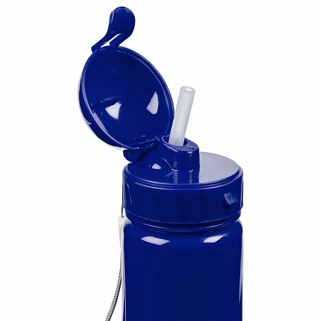 Бутылка для воды Barley, синяя с логотипом в Белгороде заказать по выгодной цене в кибермаркете AvroraStore