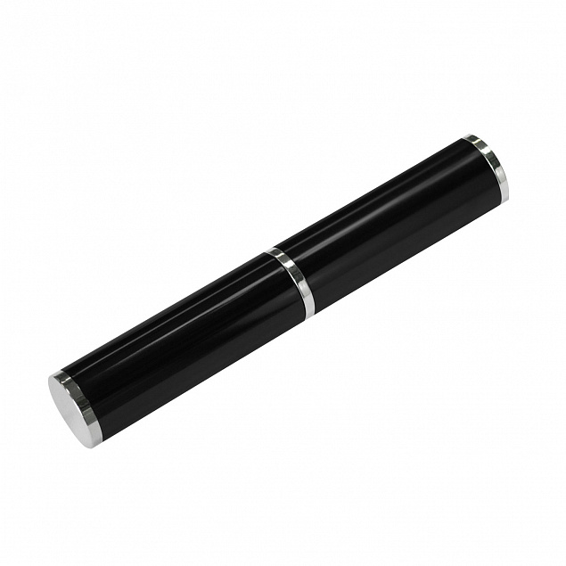 Коробка подарочная, футляр - тубус, алюминиевый, черный, глянцевый, для 1 ручки с логотипом в Белгороде заказать по выгодной цене в кибермаркете AvroraStore