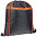 Детский рюкзак Novice, серый с оранжевым с логотипом в Белгороде заказать по выгодной цене в кибермаркете AvroraStore