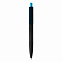 Черная ручка X3 Smooth Touch, синий с логотипом в Белгороде заказать по выгодной цене в кибермаркете AvroraStore