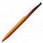 Ручка шариковая Pin Silver, оранжевая с логотипом в Белгороде заказать по выгодной цене в кибермаркете AvroraStore