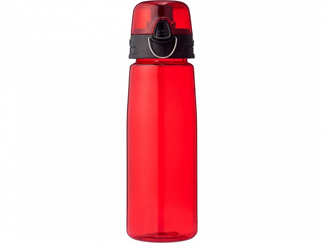 Бутылка спортивная Capri, красный с логотипом в Белгороде заказать по выгодной цене в кибермаркете AvroraStore