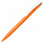 Ручка шариковая Pin Soft Touch, оранжевая с логотипом в Белгороде заказать по выгодной цене в кибермаркете AvroraStore