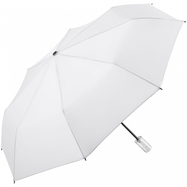Зонт складной Fillit, белый с логотипом в Белгороде заказать по выгодной цене в кибермаркете AvroraStore