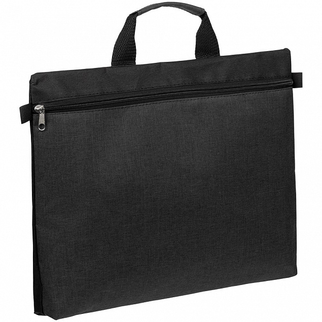 Конференц-сумка Melango, черная с логотипом в Белгороде заказать по выгодной цене в кибермаркете AvroraStore