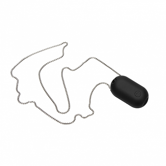 Портативный дезинфектор-ионизатор, черный, покрытие soft touch с логотипом в Белгороде заказать по выгодной цене в кибермаркете AvroraStore