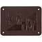 Лейбл Etha Nubuсk, XL, темно-коричневый с логотипом в Белгороде заказать по выгодной цене в кибермаркете AvroraStore
