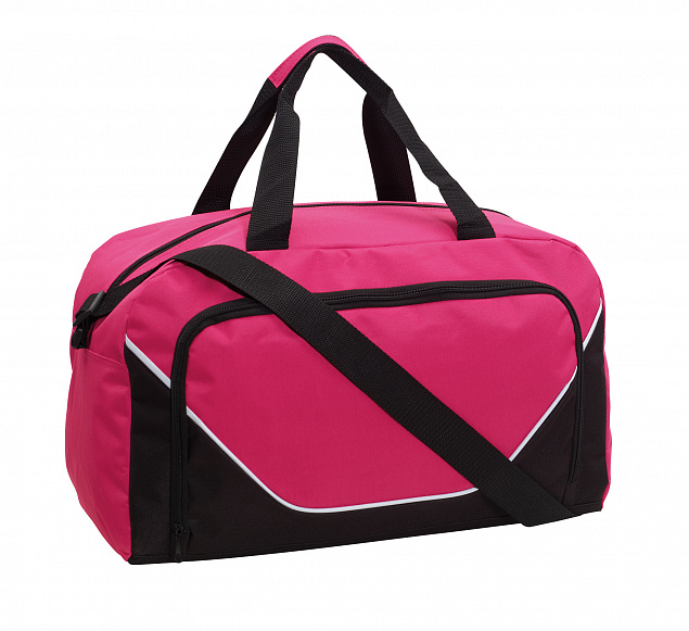 Спортивная сумка JORDAN, черная, розовая с логотипом в Белгороде заказать по выгодной цене в кибермаркете AvroraStore