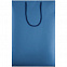 Пакет бумажный «Блеск», средний, синий с логотипом в Белгороде заказать по выгодной цене в кибермаркете AvroraStore