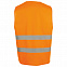 Жилет светоотражающий SECURE PRO, оранжевый неон с логотипом в Белгороде заказать по выгодной цене в кибермаркете AvroraStore