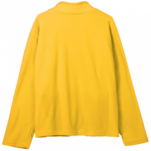 Куртка флисовая унисекс Manakin, желтая с логотипом в Белгороде заказать по выгодной цене в кибермаркете AvroraStore